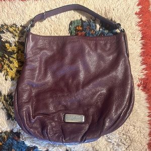 Marc jacobs burgundy pebbled leather  hobo bag. Great BAG